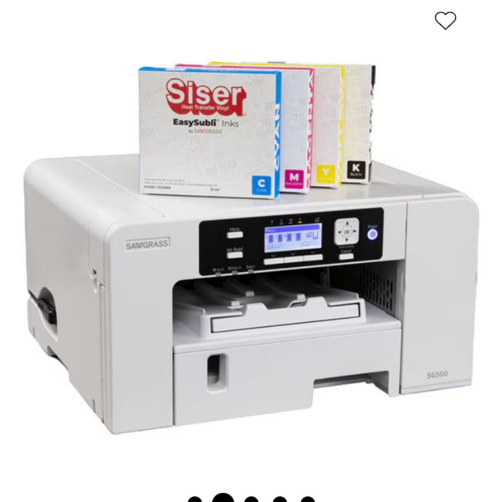 Sawgrass never opened box sublimation machine with ink and paper I paid $799.99